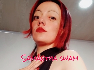 Samantha_swam